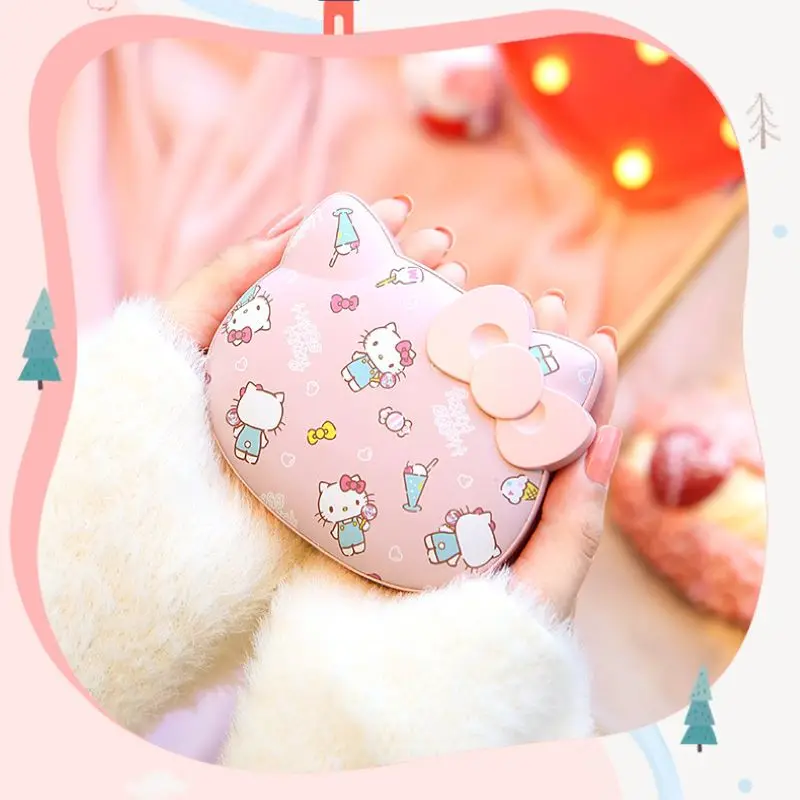 Мультяшный Sanrio, теплая ручная зарядка с сокровищами Hello Kitty, модель 2-в-1, милая миниатюрная Портативная зарядка, 10000 мАч, подарки
Мультяшный Sanrio, теплая ручная зарядка с сокровищами Hello Kitty, модель 2-в-1, милая миниатюрная Портативная зарядка, 10000 мАч, подарки