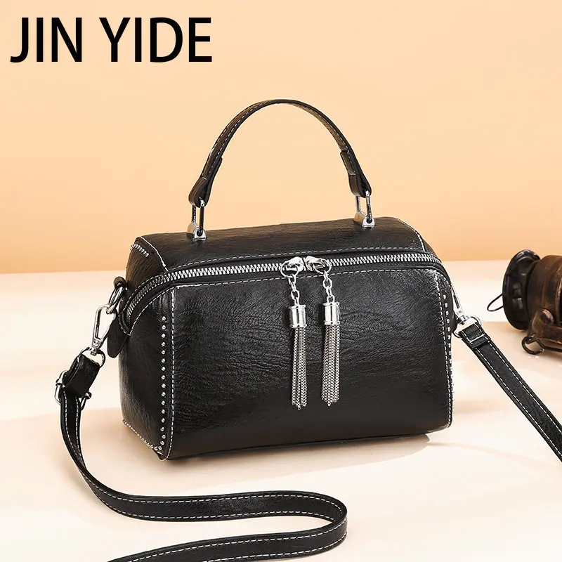 JIN YIDE Women Leather Handbags Fashion Rivet Female Bag Multicolor High Capacity Crossbody Bags for Ladies Luxury Shoulder Bag
JIN YIDE Women Leather Handbags Fashion Rivet Female Bag Multicolor High Capacity Crossbody Bags for Ladies Luxury Shoulder Bag
