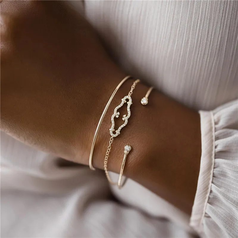 GS Unique White Zircon Scrollwork Bracelet For Women Geometric Frame Charm Chain Bracelets Wedding Party Rock Punk Jewelry
GS Unique White Zircon Scrollwork Bracelet For Women Geometric Frame Charm Chain Bracelets Wedding Party Rock Punk Jewelry