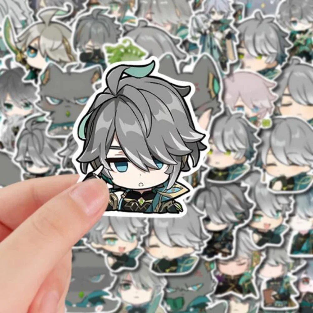 54Pcs Anime Game Genshin Impact Cute Stickers Cartoon Decal Laptop Phone Suitcase Guitar Skateboard Car Waterproof Sticker
54Pcs Anime Game Genshin Impact Cute Stickers Cartoon Decal Laptop Phone Suitcase Guitar Skateboard Car Waterproof Sticker