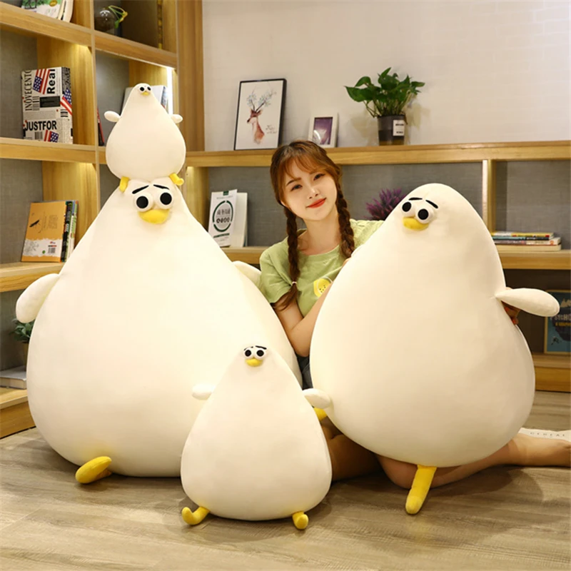 

Kawaii 85cm Giant Round Soft Penguin Plush Pillow Fluffy Lazy Sofa Living Room Decoration Nice Plush Toy for Kids Surprise Gift