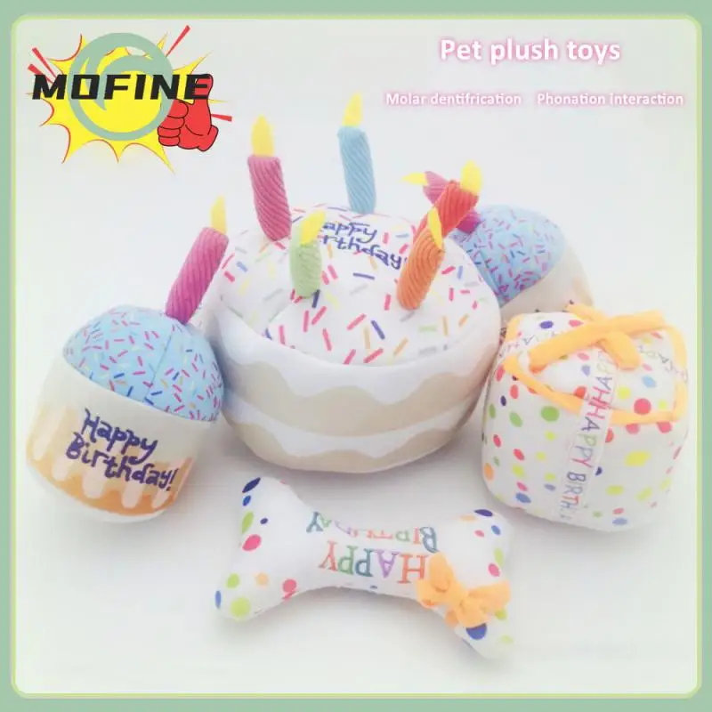 Play Interactive Chew Cake Dog Toy Small Plush Pet Supplies Celebration Squeaky Sounding Dog Toy Pet Products Multicolor 1pcs 
Play Interactive Chew Cake Dog Toy Small Plush Pet Supplies Celebration Squeaky Sounding Dog Toy Pet Products Multicolor 1pcs