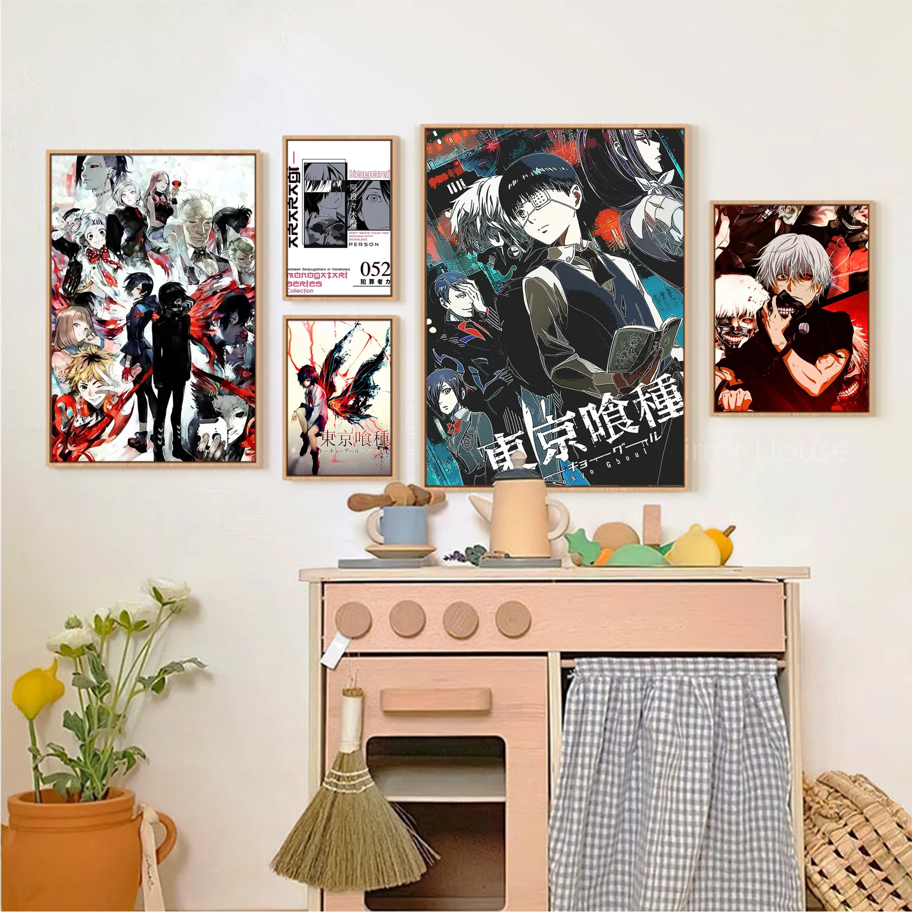 Tokyo Ghoul Poster Self-adhesive Art Poster Retro Kraft Paper Sticker DIY Room Bar Cafe Stickers Wall Painting
Tokyo Ghoul Poster Self-adhesive Art Poster Retro Kraft Paper Sticker DIY Room Bar Cafe Stickers Wall Painting