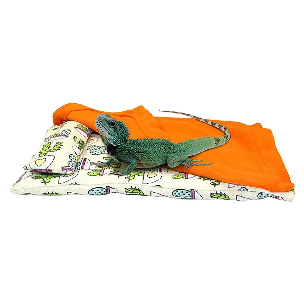 Reptile Pets Canvas Sleeping Bag With Pillow Blanket Pet Bed For Gecko Lizard Hamster Bearded Dragon Leopard
Reptile Pets Canvas Sleeping Bag With Pillow Blanket Pet Bed For Gecko Lizard Hamster Bearded Dragon Leopard