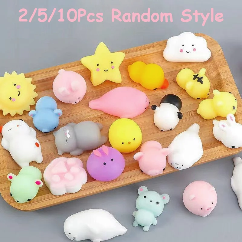 New 2/5/10Pcs Mini plastic Animal Squishy Toy Squeeze Ball Toys Fidget Toys Pinch Kneading Toy Stress Reliever Toys Party Favor
New 2/5/10Pcs Mini plastic Animal Squishy Toy Squeeze Ball Toys Fidget Toys Pinch Kneading Toy Stress Reliever Toys Party Favor