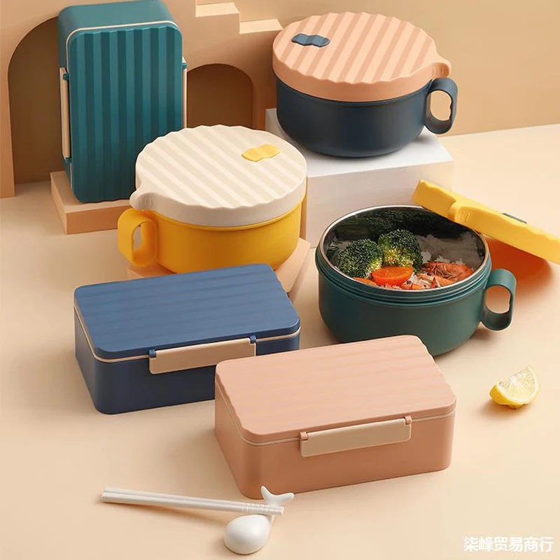 Eco-Friendly Healthy Food Storage Containers Lunch Box Instant Noodle Bowl With Lid Stainless Steel Office Worker Student
Eco-Friendly Healthy Food Storage Containers Lunch Box Instant Noodle Bowl With Lid Stainless Steel Office Worker Student