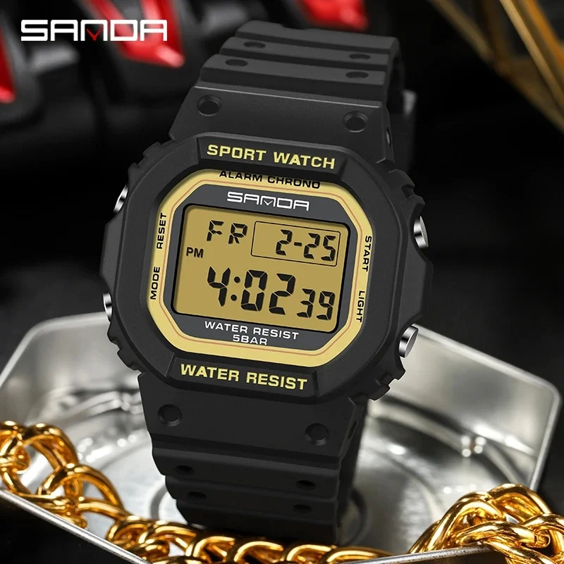 

SANDA 2107 Waterproof Luminous Digital Watch Military Sports Men Wristwatch Men's Watches Relogio Masculino relojes para hombre