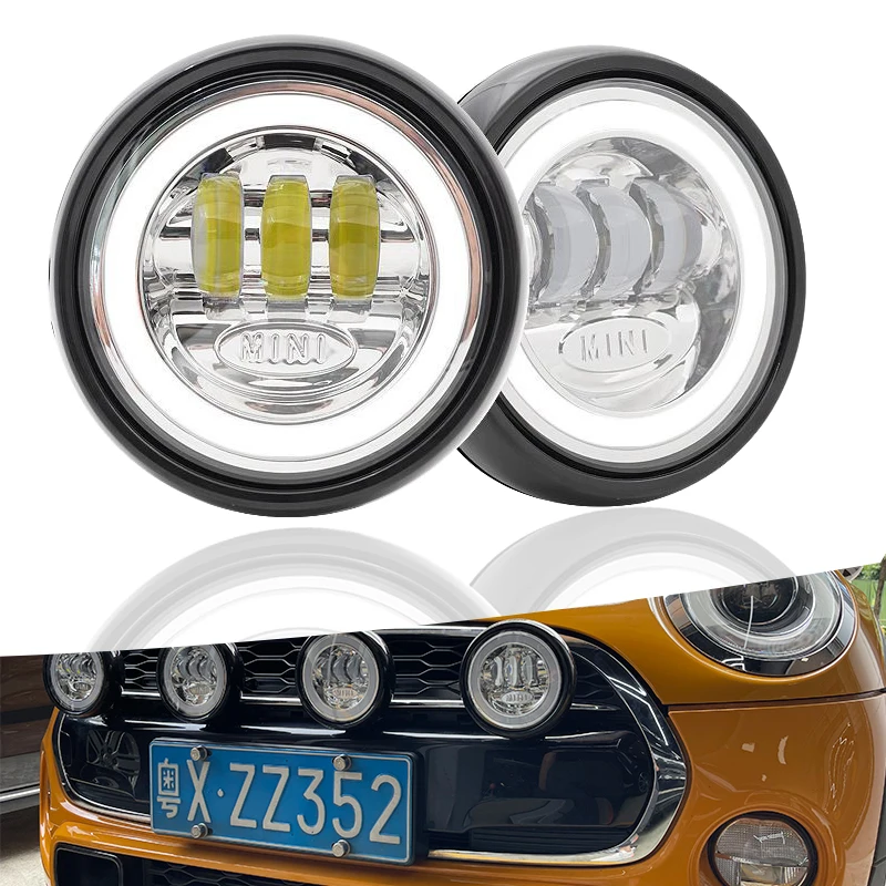 BLACK Carbon fiber pattern Rally Driving Light For MINI Cooper LED Front bumper light
BLACK Carbon fiber pattern Rally Driving Light For MINI Cooper LED Front bumper light