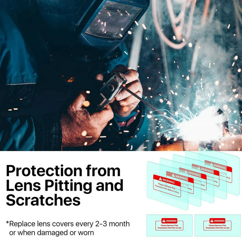 Welding Mask Lens Welding Helmet Transparent Plastic Lens 110*50mm Anti-welding Slag Double-sided Film Mask Lens Group
Welding Mask Lens Welding Helmet Transparent Plastic Lens 110*50mm Anti-welding Slag Double-sided Film Mask Lens Group