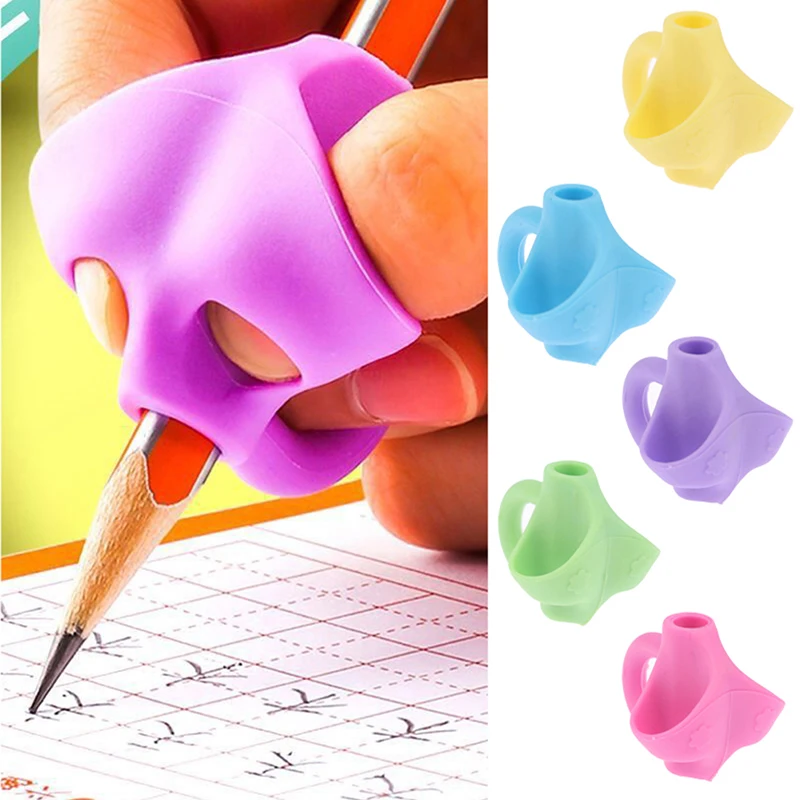 3Pcs Three Fingers Silicone Pen Holder Teaching Equipment Silicone Pen Holder Child Student Writing Correction Pen Holder
3Pcs Three Fingers Silicone Pen Holder Teaching Equipment Silicone Pen Holder Child Student Writing Correction Pen Holder