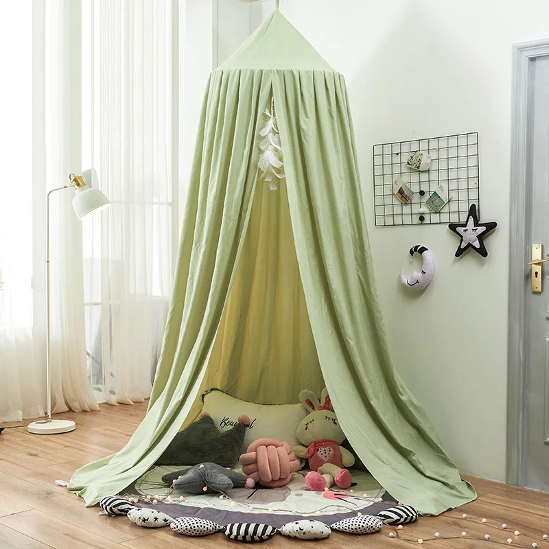 

Детская москитная сетка, подвесная палатка для детской кроватки, украшение для дома, уголок для гостиной, спальни, детская кроватка для чтения, игры, навес принцессы