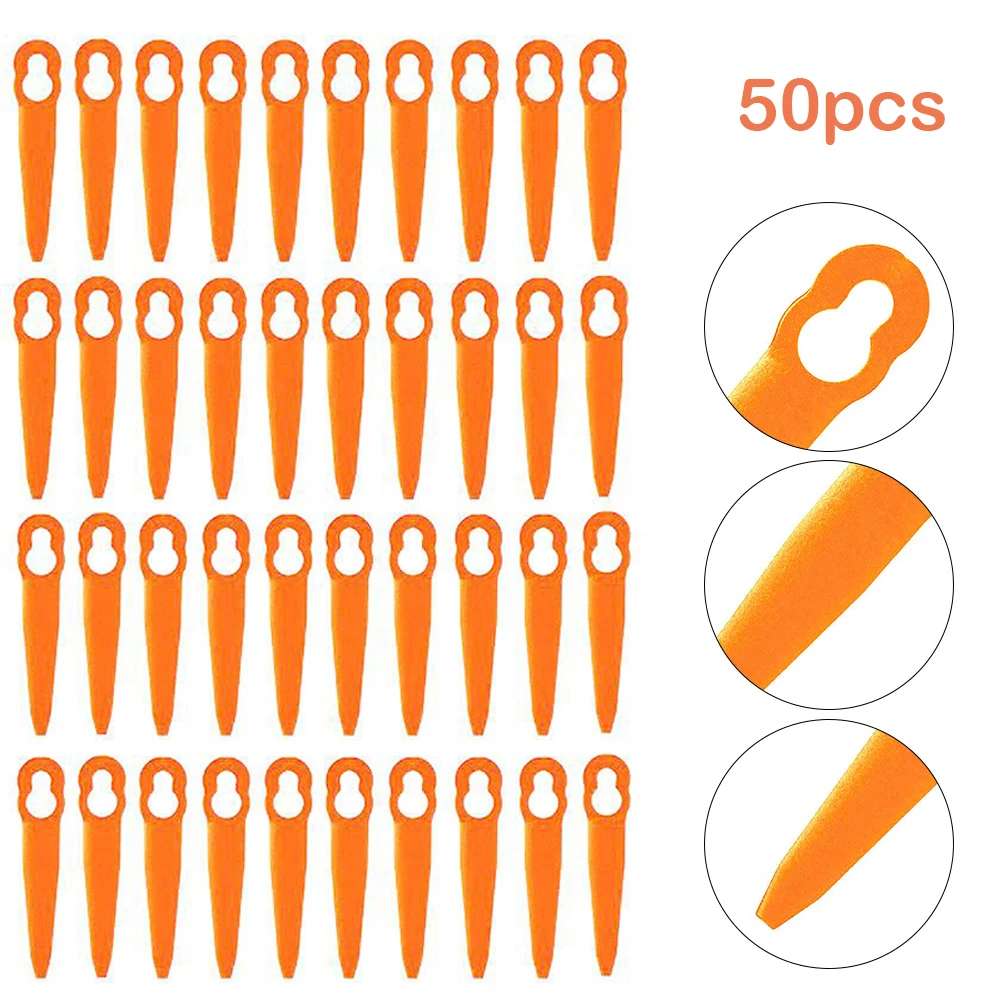 Cutter Blades Plastic Blades 50pcs Cordless FSA 45 For STIHL Garden Machinery Parts Grass Trimmer Mowing Heads
Cutter Blades Plastic Blades 50pcs Cordless FSA 45 For STIHL Garden Machinery Parts Grass Trimmer Mowing Heads