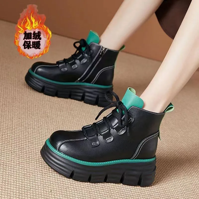 New Soft Boots Women's Boots Fashion Round Toe Ankle Boots 2022 Winter Black Boots Comfortable Platform Boots Zapatos De Mujer
New Soft Boots Women's Boots Fashion Round Toe Ankle Boots 2022 Winter Black Boots Comfortable Platform Boots Zapatos De Mujer