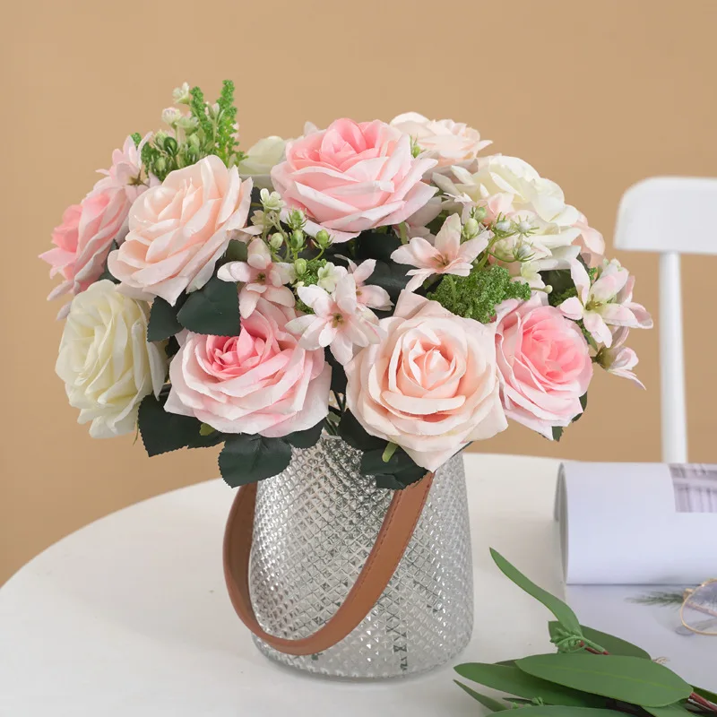 5 pcs simulation single rose single flower arrangement flower home interior decoration bouquet wedding decoration home decor 
5 pcs simulation single rose single flower arrangement flower home interior decoration bouquet wedding decoration home decor