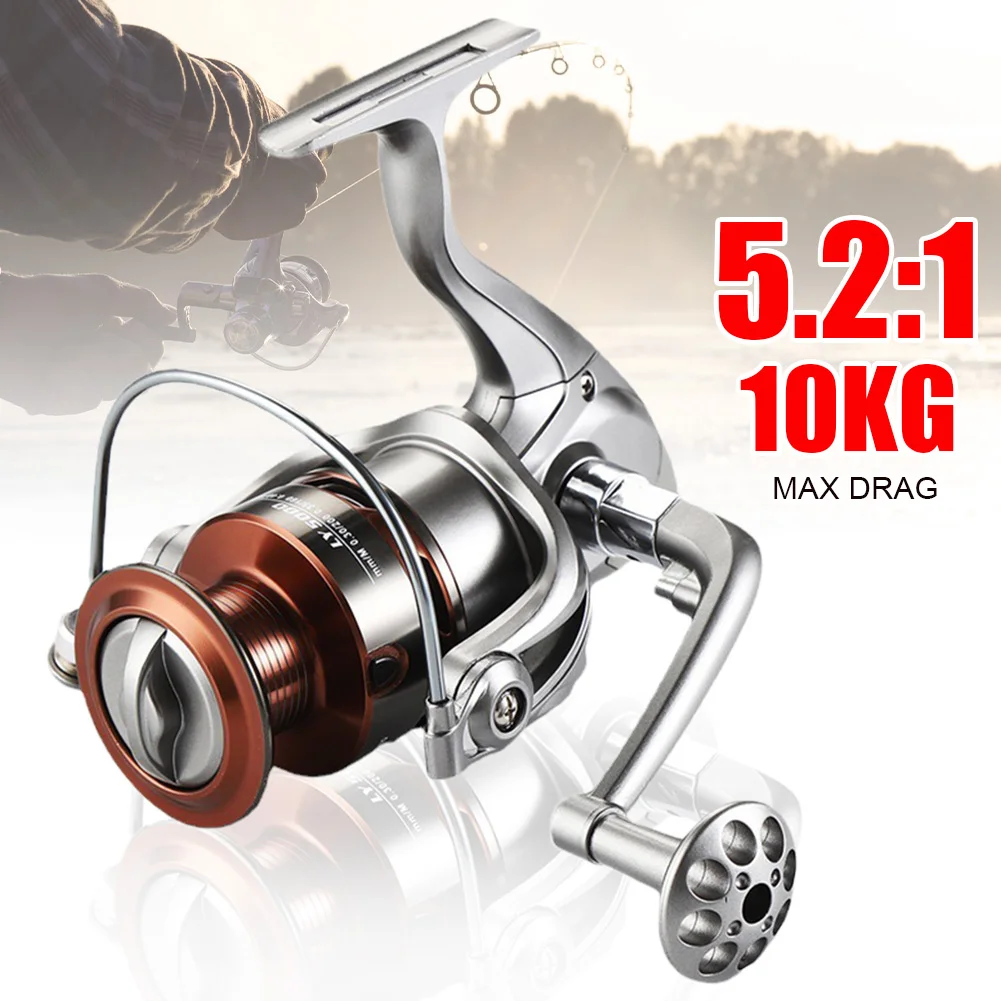 All Metal Fishing Spinning Reel 10KG Max Drag Carp Fishing Casting Reel For Freshwater Saltwater Fishing Accessories New Hot
All Metal Fishing Spinning Reel 10KG Max Drag Carp Fishing Casting Reel For Freshwater Saltwater Fishing Accessories New Hot