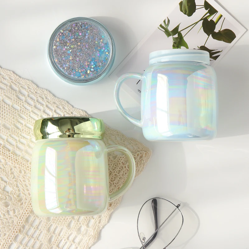 Lovely creative ins girls' large-capacity mugs for ceramic cups and lovely cups with lids
Lovely creative ins girls' large-capacity mugs for ceramic cups and lovely cups with lids