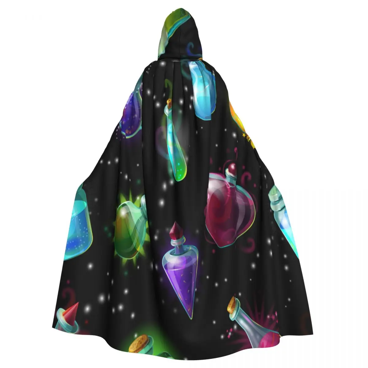Adult Cloak Cape Hooded Magic Bottles Medieval Costume Witch Wicca Vampire Elf Purim Carnival Party
Adult Cloak Cape Hooded Magic Bottles Medieval Costume Witch Wicca Vampire Elf Purim Carnival Party