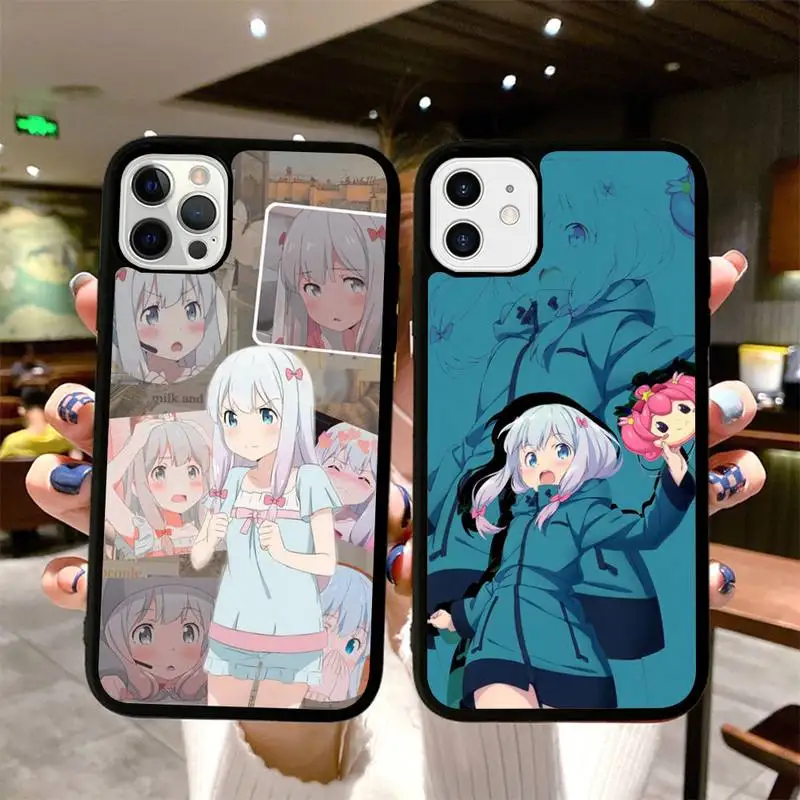 

Anime Izumi Sagiri Phone Case Silicone PC+TPU Case for iPhone 11 12 13 Pro Max 8 7 6 Plus X SE XR Hard Fundas