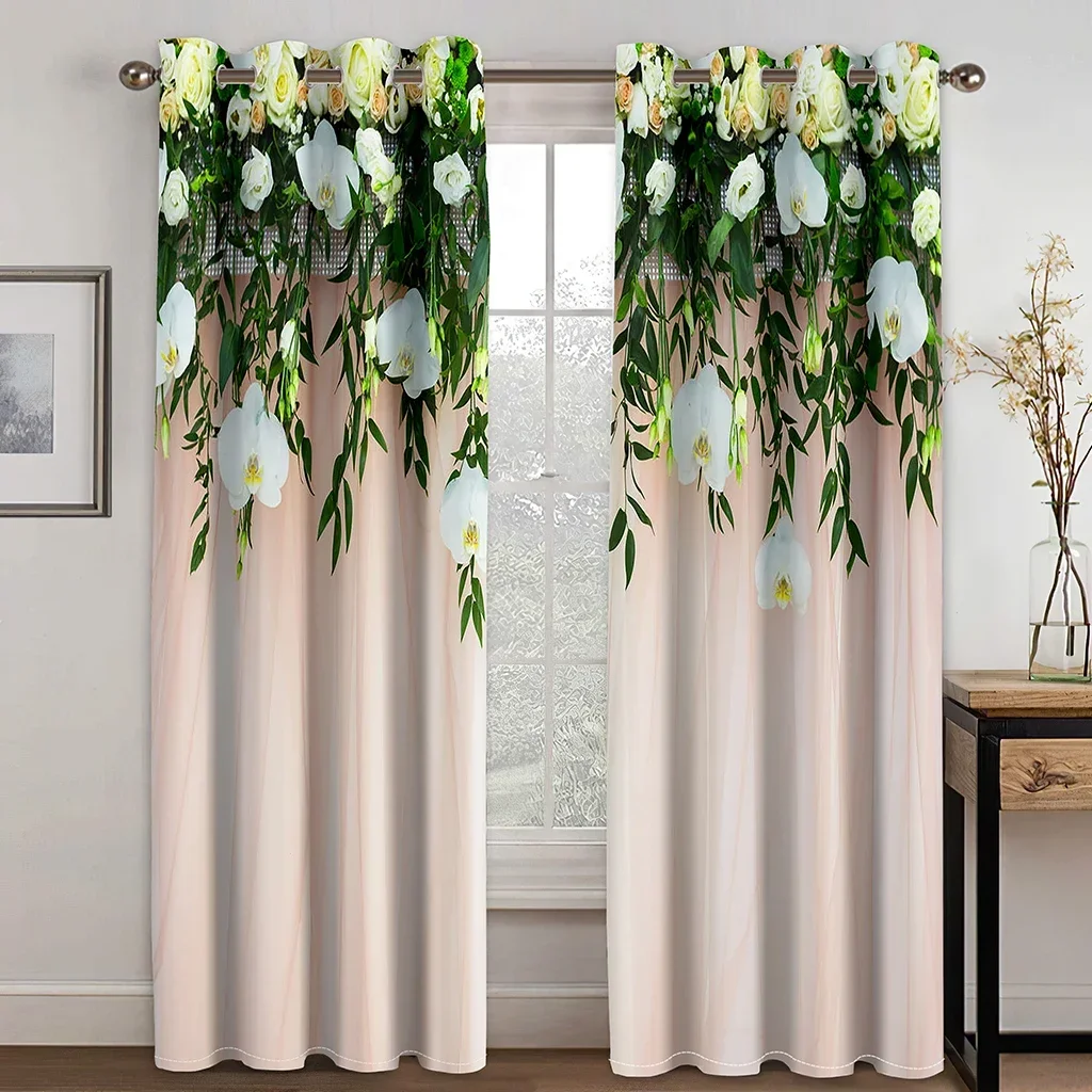 Champagne Flowers Wall Elegant Wedding Two Curtains Free Shipping 2 Pieces Thin Drape for Living Room Bedroom Window Decor
Champagne Flowers Wall Elegant Wedding Two Curtains Free Shipping 2 Pieces Thin Drape for Living Room Bedroom Window Decor