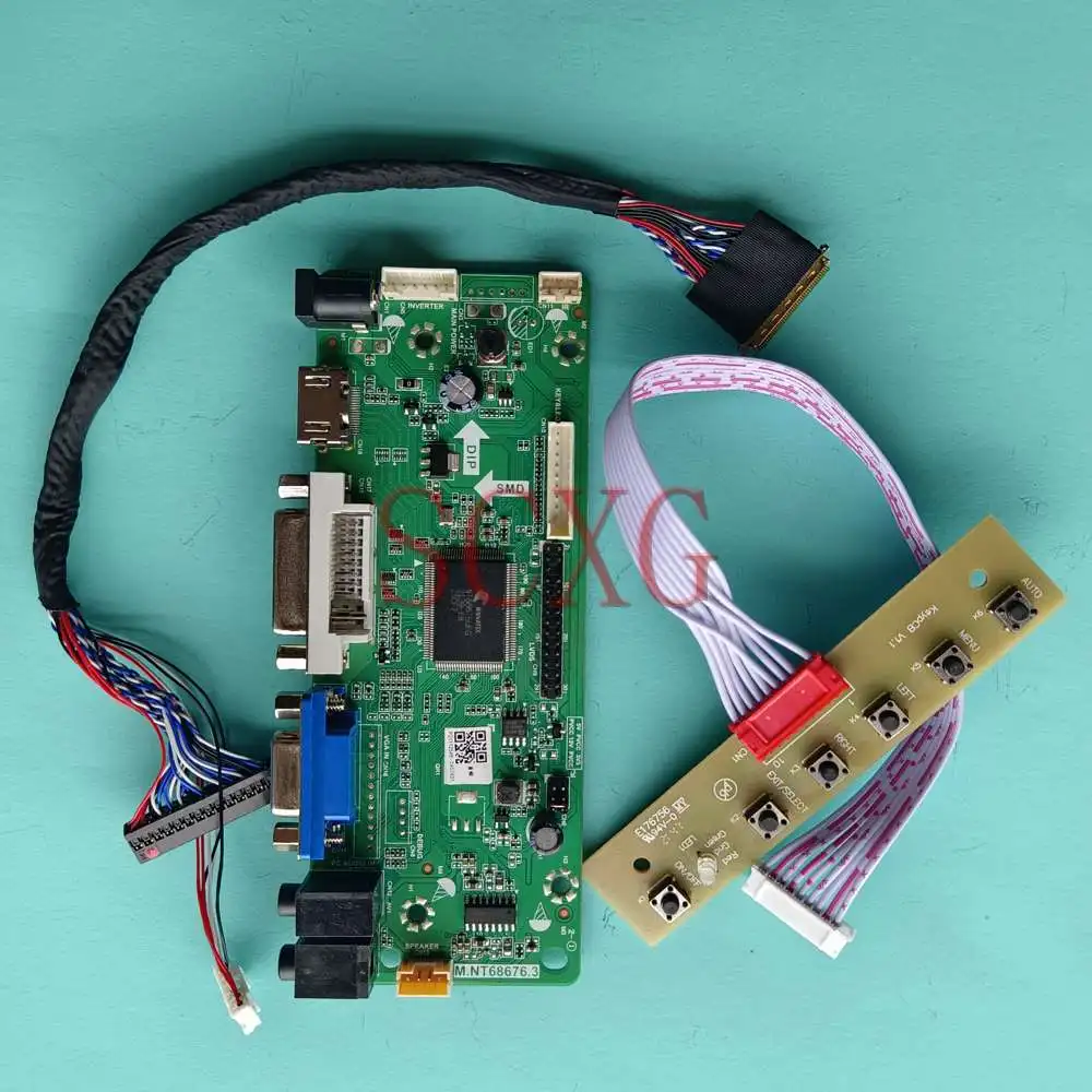 DIY Kit For BT156GW02 V.0 Matrix LCD Controller Board Laptops Panel DVI VGA HDMI-Compatible 15.6" 40 Pin LVDS 1366*768 60Hz
DIY Kit For BT156GW02 V.0 Matrix LCD Controller Board Laptops Panel DVI VGA HDMI-Compatible 15.6" 40 Pin LVDS 1366*768 60Hz