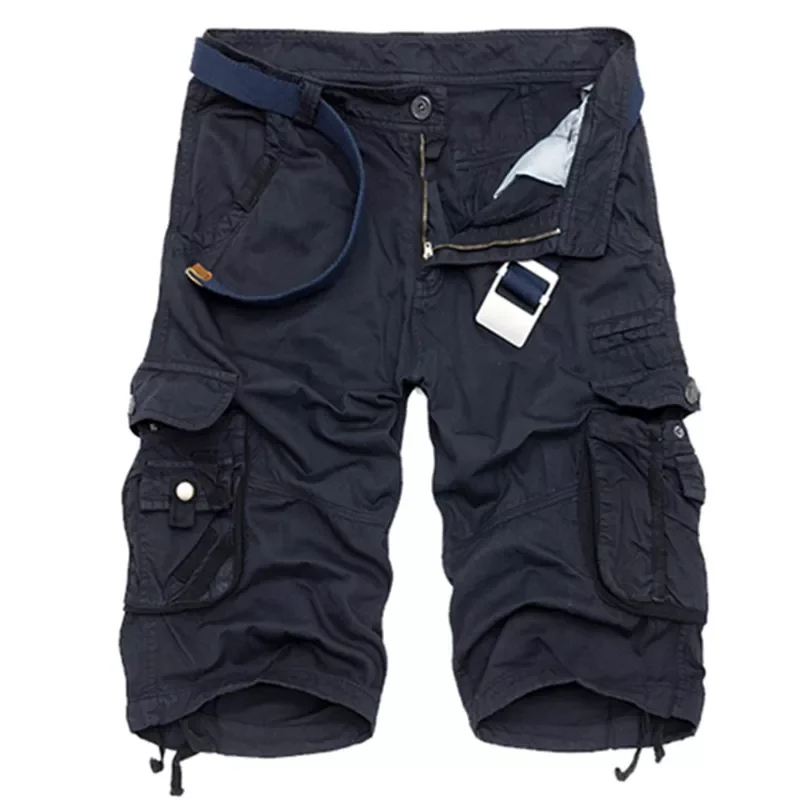 Summer Cotton Cargo Shorts Men Fashion Multi Pocket Solid Color Causal Shorts Mens Loose Outdoor MID Cargo Shorts No Belt
Summer Cotton Cargo Shorts Men Fashion Multi Pocket Solid Color Causal Shorts Mens Loose Outdoor MID Cargo Shorts No Belt