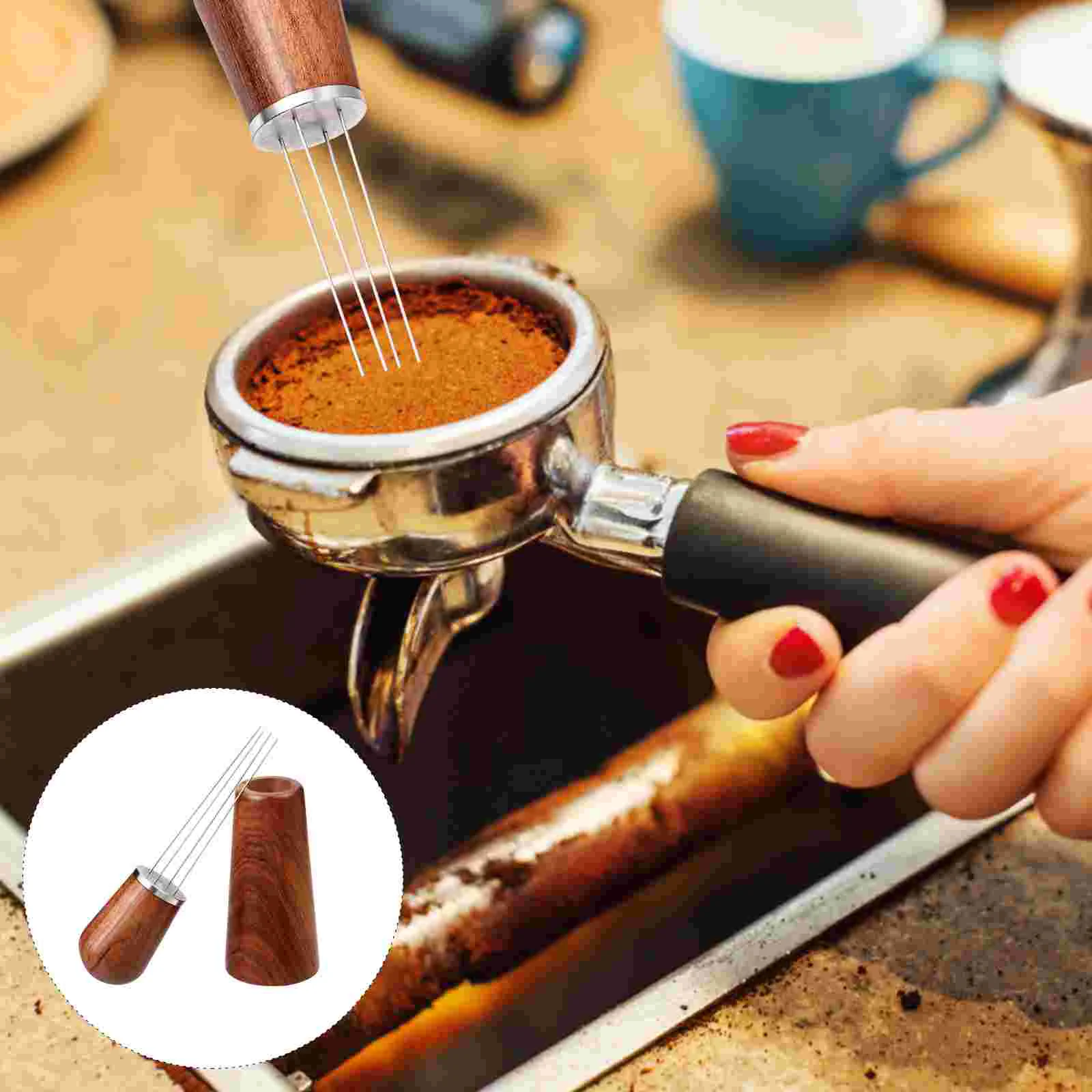 Coffee Espresso Stirrer Tool Needle Whisk Tamper Stirring Matcha Distribution Presser Tea Leveler Wooden Distributor Stirrers
Coffee Espresso Stirrer Tool Needle Whisk Tamper Stirring Matcha Distribution Presser Tea Leveler Wooden Distributor Stirrers