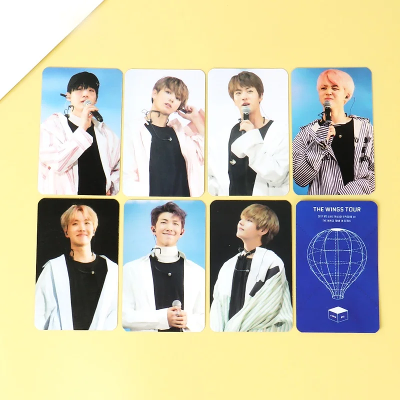 7 шт./компл. Kpop Bangtan Boys THE WINGS TOUR DVD Edition Photocard lomocard открытка для армейского подарка
7 шт./компл. Kpop Bangtan Boys THE WINGS TOUR DVD Edition Photocard lomocard открытка для армейского подарка