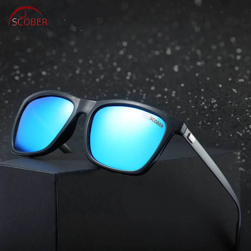 

2019 Promotion Retro Square Al-mg Leg Men Polarized Sun Glasses Sunglasses Custom Made Myopia Minus Prescription Lens -1 To -6