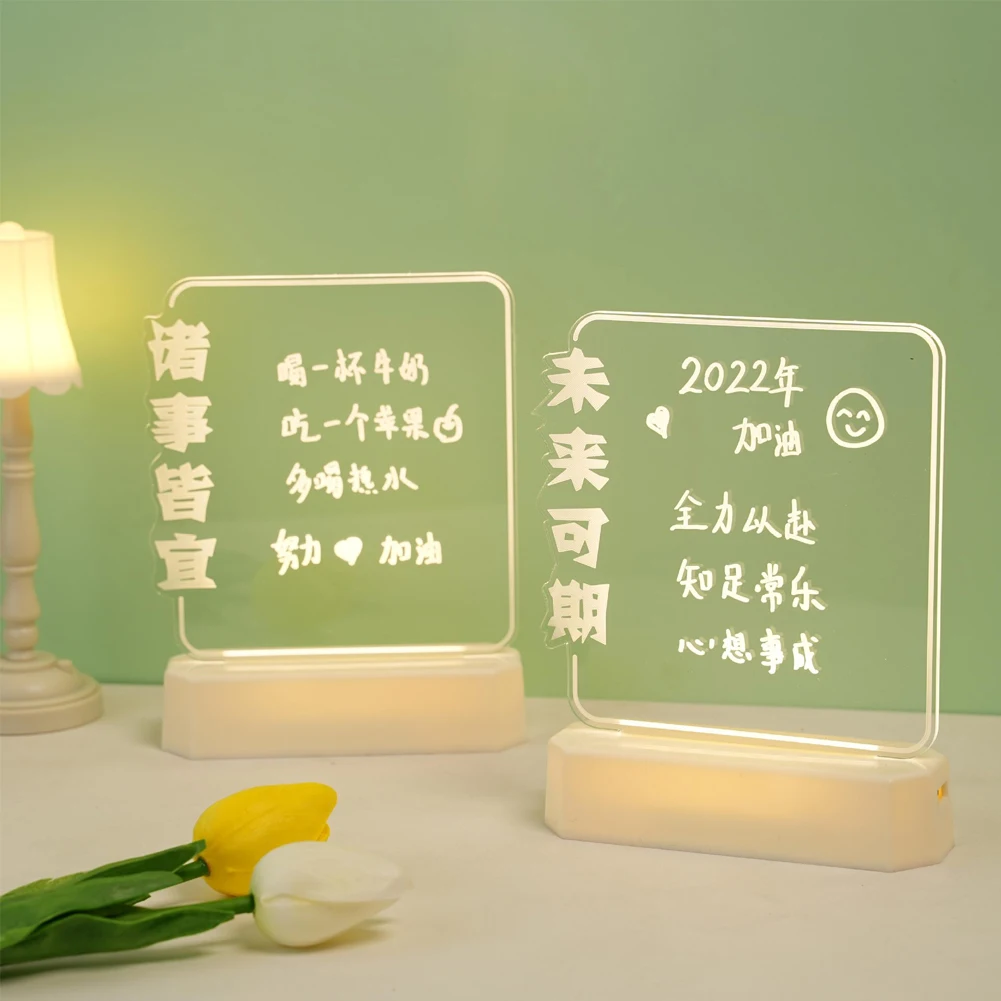 Creative Led Note Board Night Light USB Message Board With Pen Holiday Light Children Girlfriend Gift Decoration DIY Night Lamp
Creative Led Note Board Night Light USB Message Board With Pen Holiday Light Children Girlfriend Gift Decoration DIY Night Lamp