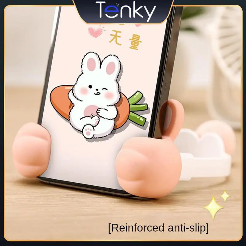 Tprabs Material Warm And Glossy Feel Stick Rabbit Mobile Phone Holder Prevent Slipping Mobile Phone Holder Pinkycolor 1 Bracket 
Tprabs Material Warm And Glossy Feel Stick Rabbit Mobile Phone Holder Prevent Slipping Mobile Phone Holder Pinkycolor 1 Bracket