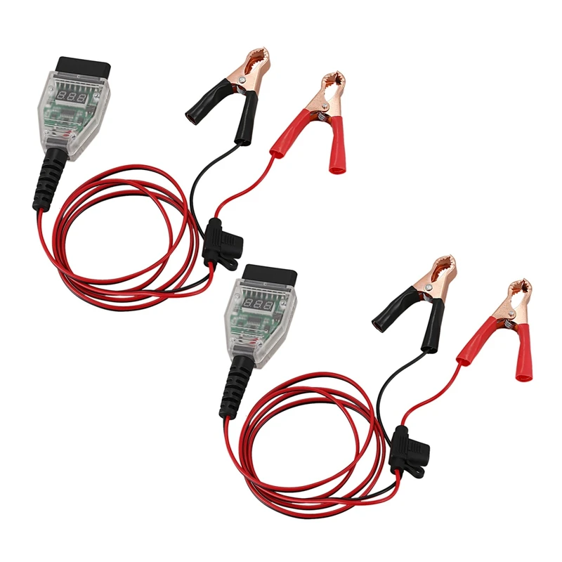2X 5A Car Computer Memory Saver OBD2 Battery Replacement Tool Expansion Cable Clamp Digital Display Replacement Battery
2X 5A Car Computer Memory Saver OBD2 Battery Replacement Tool Expansion Cable Clamp Digital Display Replacement Battery
