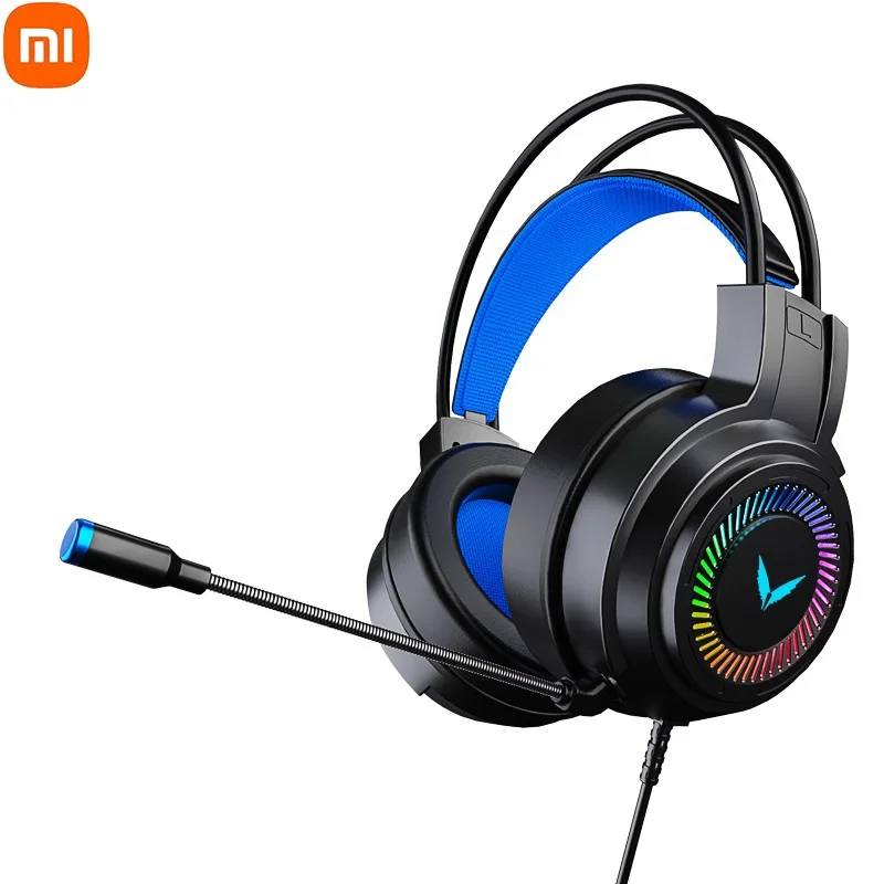 Игровые наушники xiaomi XIAOMI G60, игровые наушники с объемным звуком, стерео проводные наушники с USB-микрофоном, красочная подсветка, PCLaptop
Игровые наушники xiaomi XIAOMI G60, игровые наушники с объемным звуком, стерео проводные наушники с USB-микрофоном, красочная подсветка, PCLaptop