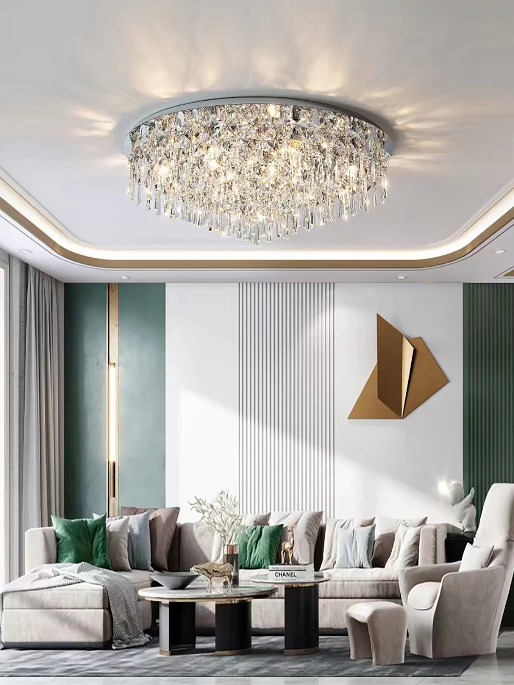 Ceiling Light Simple Creative Nordic Round LED Luxury Lustre Crystal Indoor Atmosphere Ceiling Chandelier Home Decor Fixture
Ceiling Light Simple Creative Nordic Round LED Luxury Lustre Crystal Indoor Atmosphere Ceiling Chandelier Home Decor Fixture