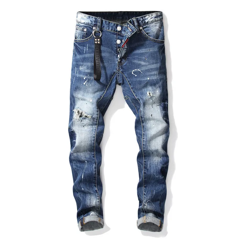 DSQUARED2 Brand New Mens Denim Pants Mens Casual Straight Slim Hole Patchwork Jeans High Quality Retro Hip Hop Jeans Streetwear
DSQUARED2 Brand New Mens Denim Pants Mens Casual Straight Slim Hole Patchwork Jeans High Quality Retro Hip Hop Jeans Streetwear
