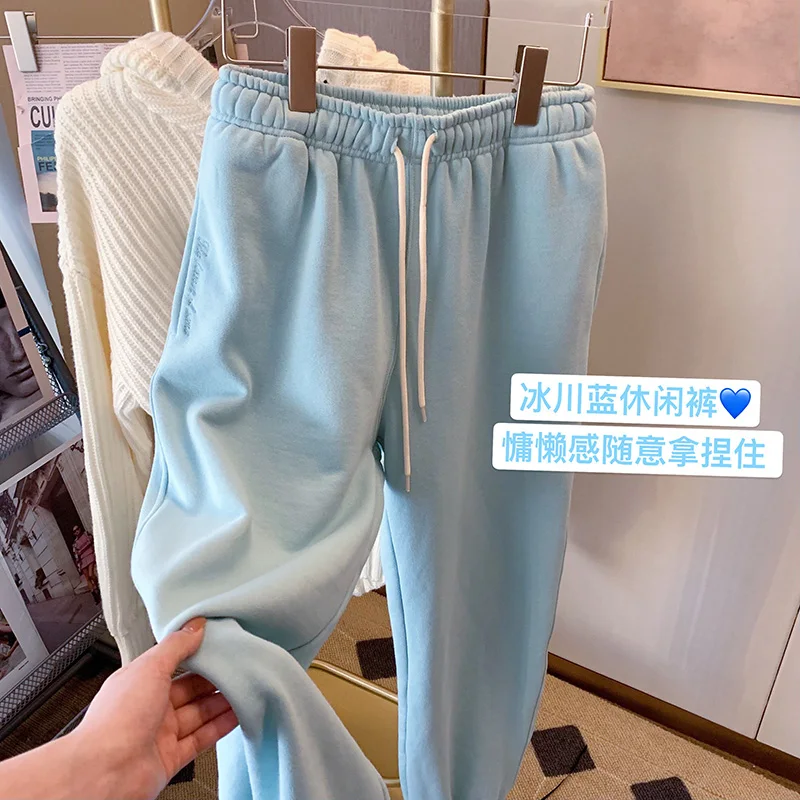 Plus Size Female Harem Pants Korea Women High Waist Drawstring Pants Solid Color Loose Jogging Trousers for Ladies Streetwear 
Plus Size Female Harem Pants Korea Women High Waist Drawstring Pants Solid Color Loose Jogging Trousers for Ladies Streetwear