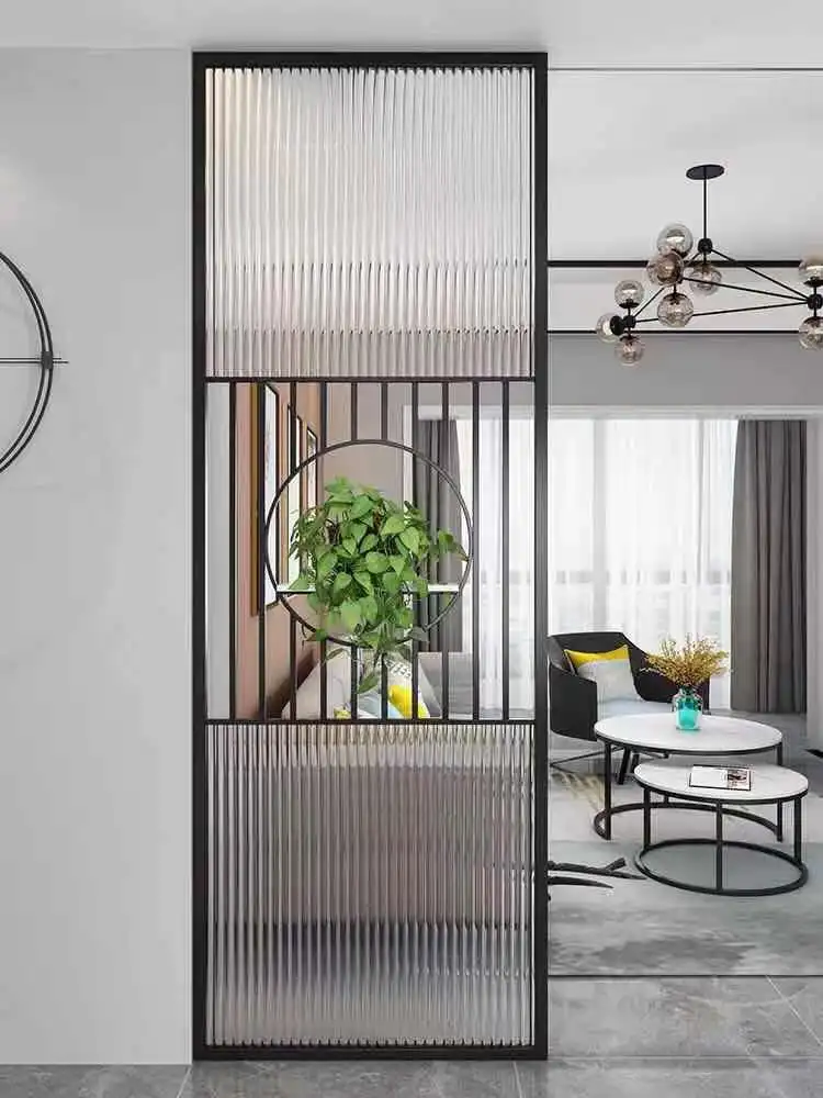 Modern light luxury stainless steel living room screen glass partition simple bathroom bathroom shelf block
Modern light luxury stainless steel living room screen glass partition simple bathroom bathroom shelf block