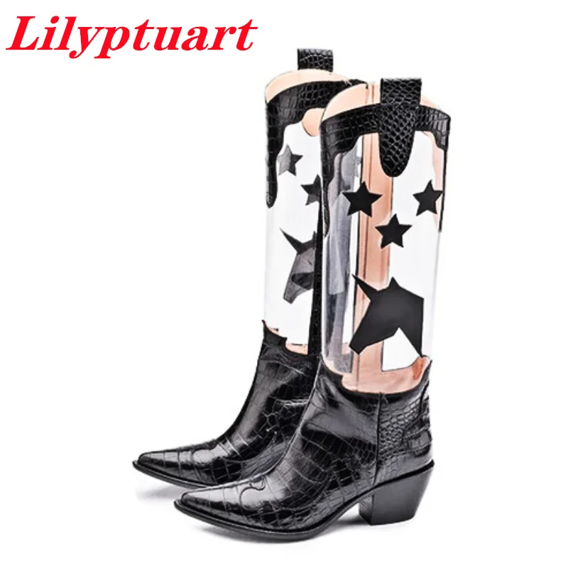 LILYPTUART ZA Boots, Women, 2022 Brand New Fashion Pointed Toe Transparent PVC Hollow High Heel Boots, Luxury Designer Shoes,
LILYPTUART ZA Boots, Women, 2022 Brand New Fashion Pointed Toe Transparent PVC Hollow High Heel Boots, Luxury Designer Shoes,