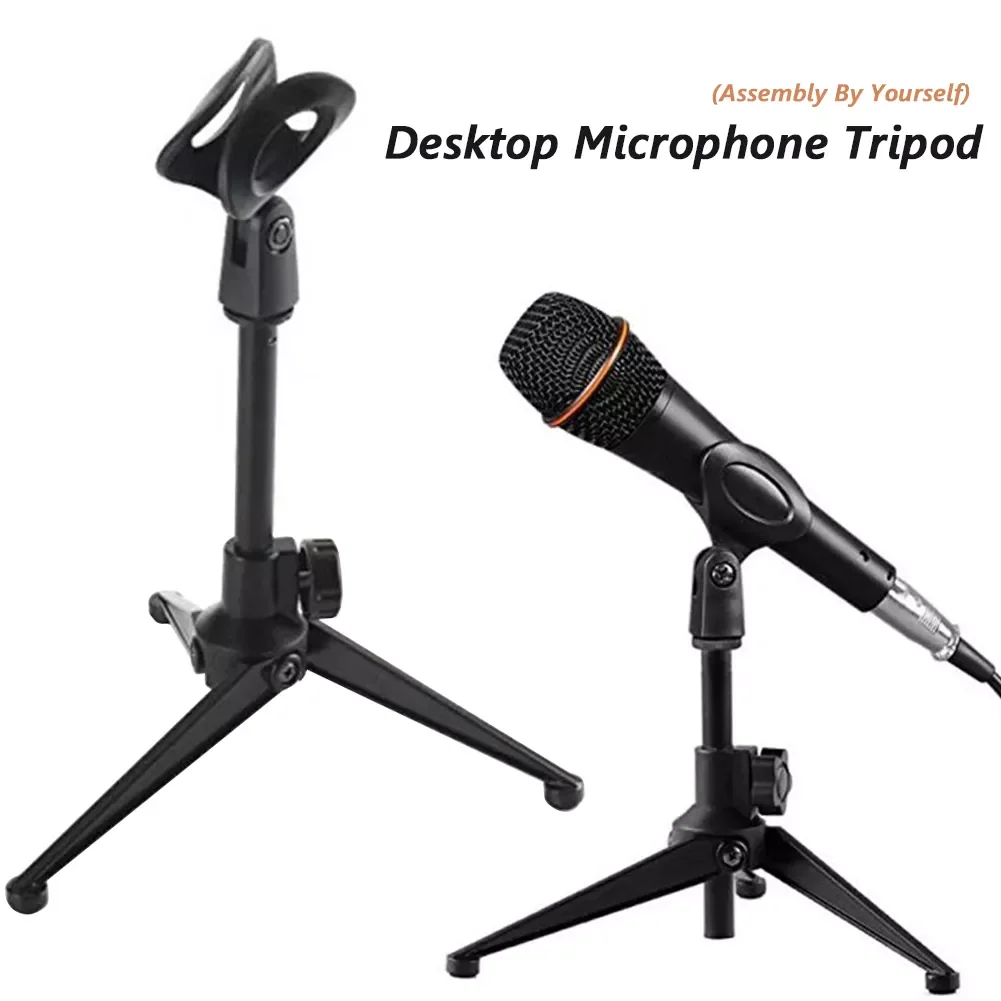 Mini Desktop Holder With Clamp Table Tripod Mount Zinc Alloy Lightweight Bracket Practical Adjustable Portable Microphone Stand
Mini Desktop Holder With Clamp Table Tripod Mount Zinc Alloy Lightweight Bracket Practical Adjustable Portable Microphone Stand