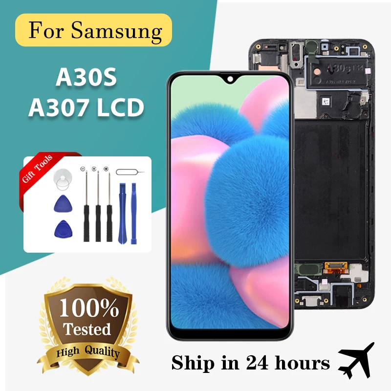 Brand New 6.4 Inch A30S Display For Samsung Galaxy A307 Lcd Touch Screen Digitizer A307F A307FN A307G A307GN Assembly With Frame
Brand New 6.4 Inch A30S Display For Samsung Galaxy A307 Lcd Touch Screen Digitizer A307F A307FN A307G A307GN Assembly With Frame