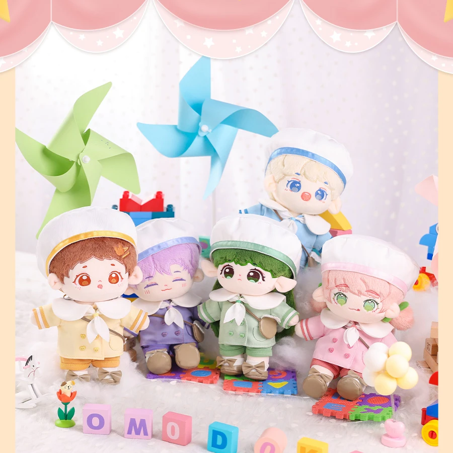 In Stock 5pc/set 20cm Plush Doll's Clothes 5color Kindergarten Clothes Suit Outfit Accessories For Idol Dolls Plushies Toys Gift
In Stock 5pc/set 20cm Plush Doll's Clothes 5color Kindergarten Clothes Suit Outfit Accessories For Idol Dolls Plushies Toys Gift