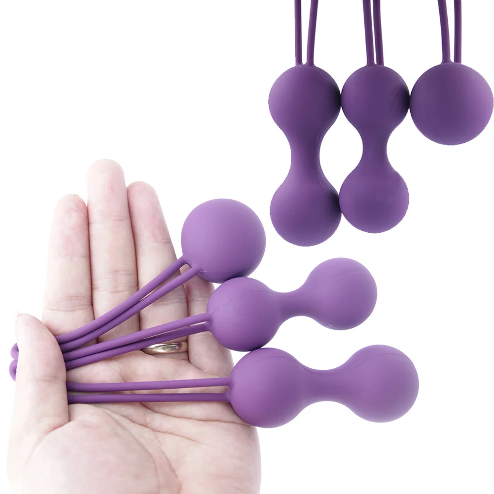 3 Pcs Kegel Training Kit Kegel Exercise Balls Kegal Balls Kegel Exerciser Bead Kits Three Piece Suit Kegel Exercise Products
3 Pcs Kegel Training Kit Kegel Exercise Balls Kegal Balls Kegel Exerciser Bead Kits Three Piece Suit Kegel Exercise Products