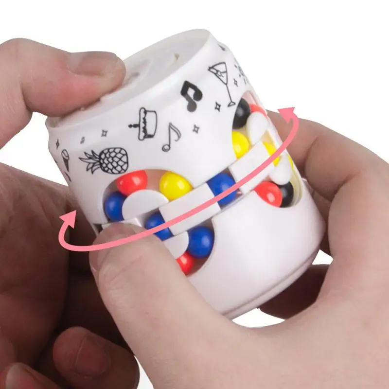 

Magic Bean Can Toy For Kids Cans Magic Bean Cube Funny Stress Reliever Rotating Can For Adults Puzzle Decompression Toy