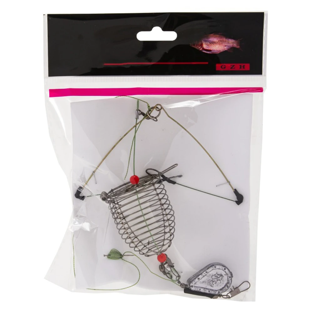 Bait Carp Fishing Feeder Fishing Baits Cage Hook Rig Set Sinking Artificial Lure PE Line+Metal Fishing Bait Cage Fish Tackle
Bait Carp Fishing Feeder Fishing Baits Cage Hook Rig Set Sinking Artificial Lure PE Line+Metal Fishing Bait Cage Fish Tackle