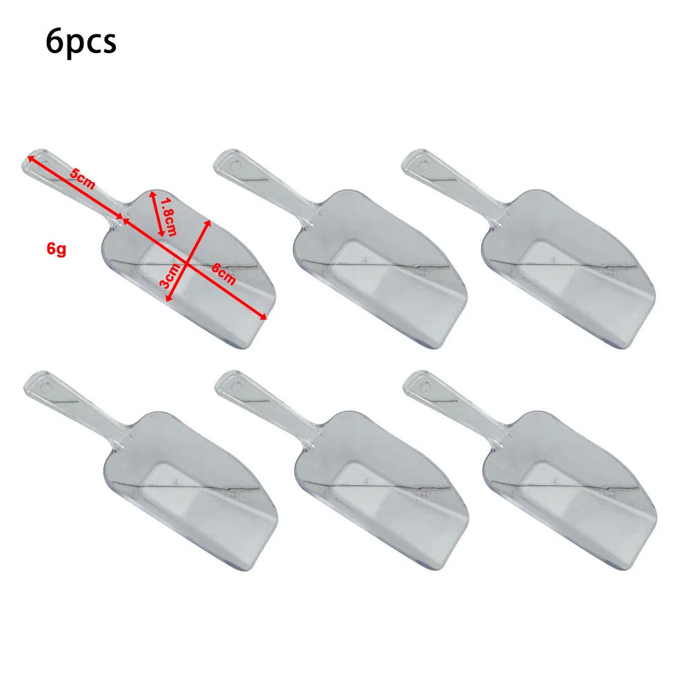 6PCS Mini Plastic Ice Scoops Flour Spoon Sugar Melon Seeds Ice Measuring Scoop Rice Multigrain Shovel Kitchen Food Shovel Spoon
6PCS Mini Plastic Ice Scoops Flour Spoon Sugar Melon Seeds Ice Measuring Scoop Rice Multigrain Shovel Kitchen Food Shovel Spoon