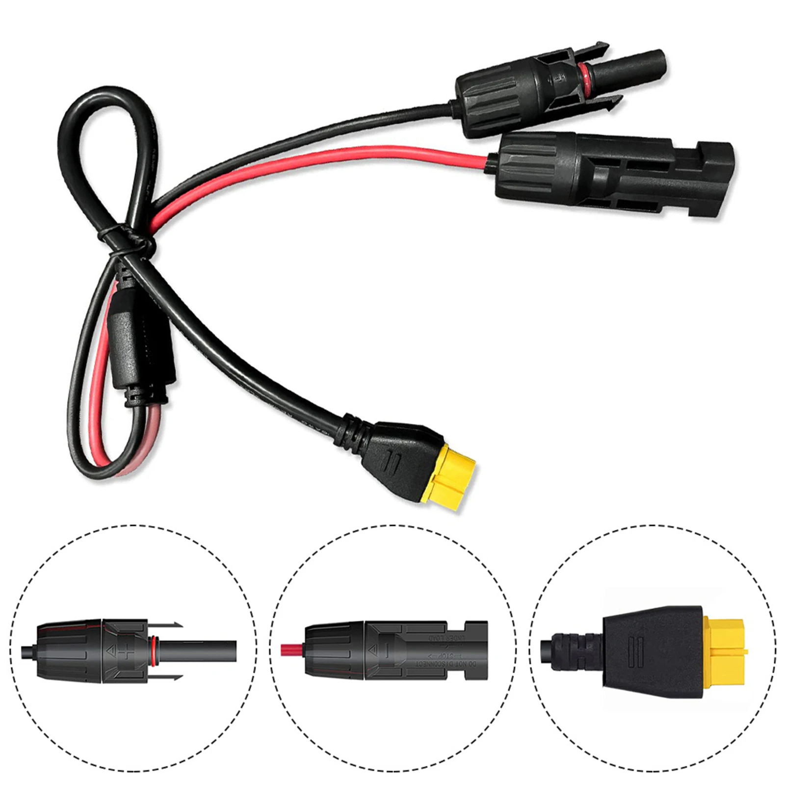 Female Solar Panel Connection Cable Charging Cable 100cm 16AWG XT60 Solar Generator Solar Panel Portable Power Station
Female Solar Panel Connection Cable Charging Cable 100cm 16AWG XT60 Solar Generator Solar Panel Portable Power Station