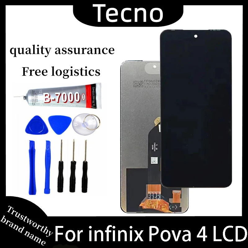 100% Test Original 6.82 For para infinix tecno pova 4 LG7 lg7n display lcd tela de toque digitador assembléia peças reparo
100% Test Original 6.82 For para infinix tecno pova 4 LG7 lg7n display lcd tela de toque digitador assembléia peças reparo
