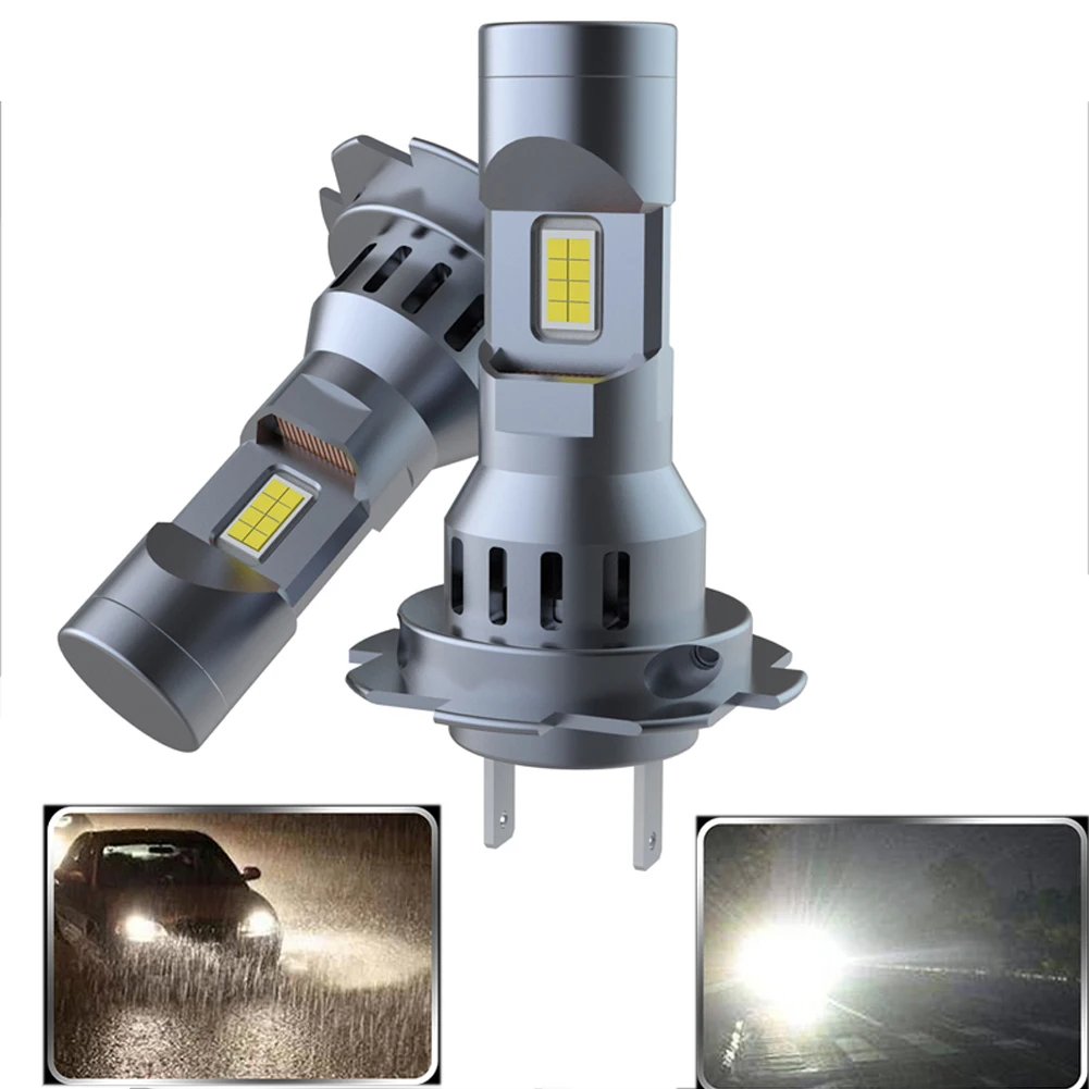 2Pcs H7 LED With Fan Headlight Bulb CANBUS 6000K White Car Head Lamp Light LED 3580 CSP H7 Chip Mini Bulbs 12V
2Pcs H7 LED With Fan Headlight Bulb CANBUS 6000K White Car Head Lamp Light LED 3580 CSP H7 Chip Mini Bulbs 12V
