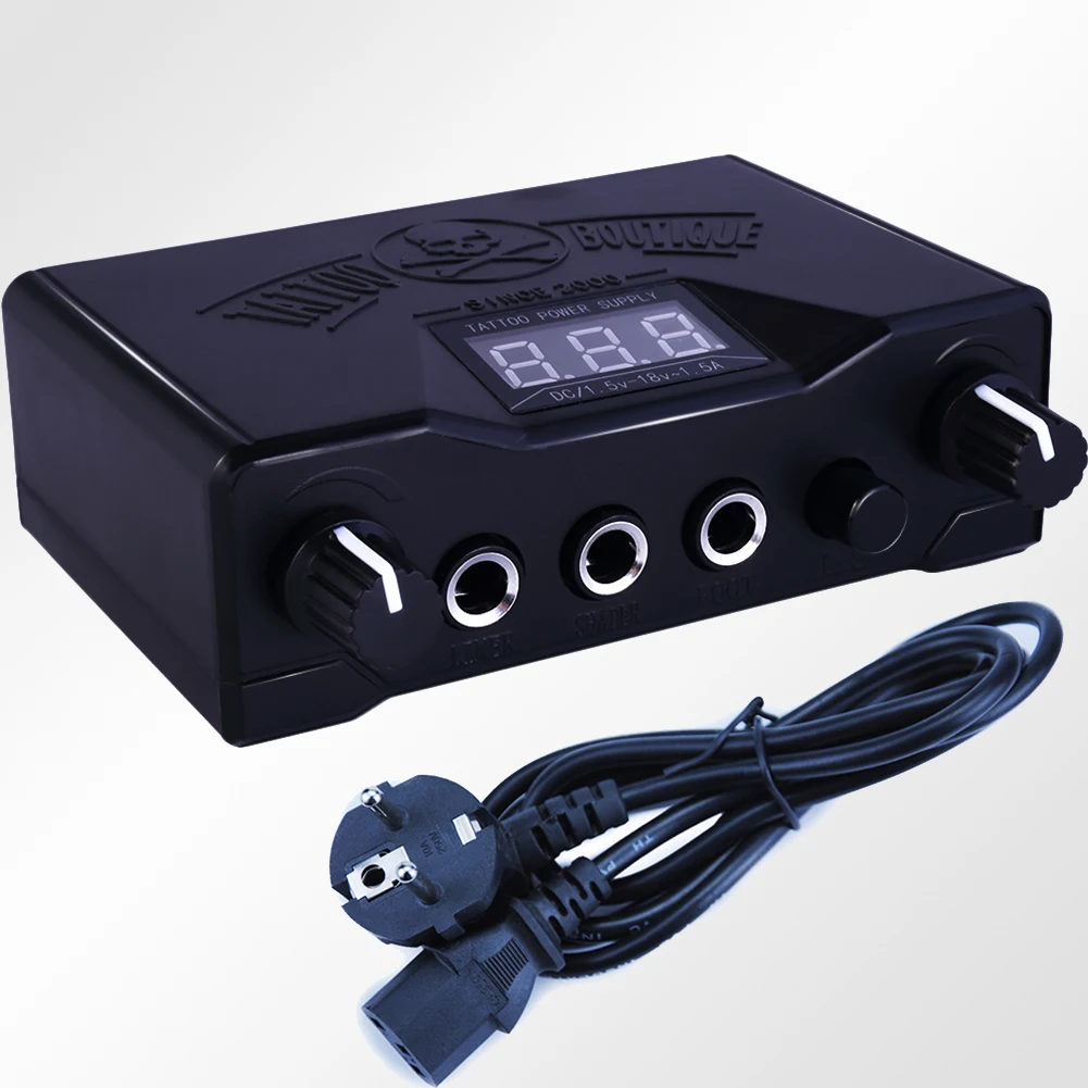 Tatooine Professional Digital LCD Dual Tattoo Power Supply Set High Quality For Tattoo Machine Rotary Gun Lining Shading
Tatooine Professional Digital LCD Dual Tattoo Power Supply Set High Quality For Tattoo Machine Rotary Gun Lining Shading