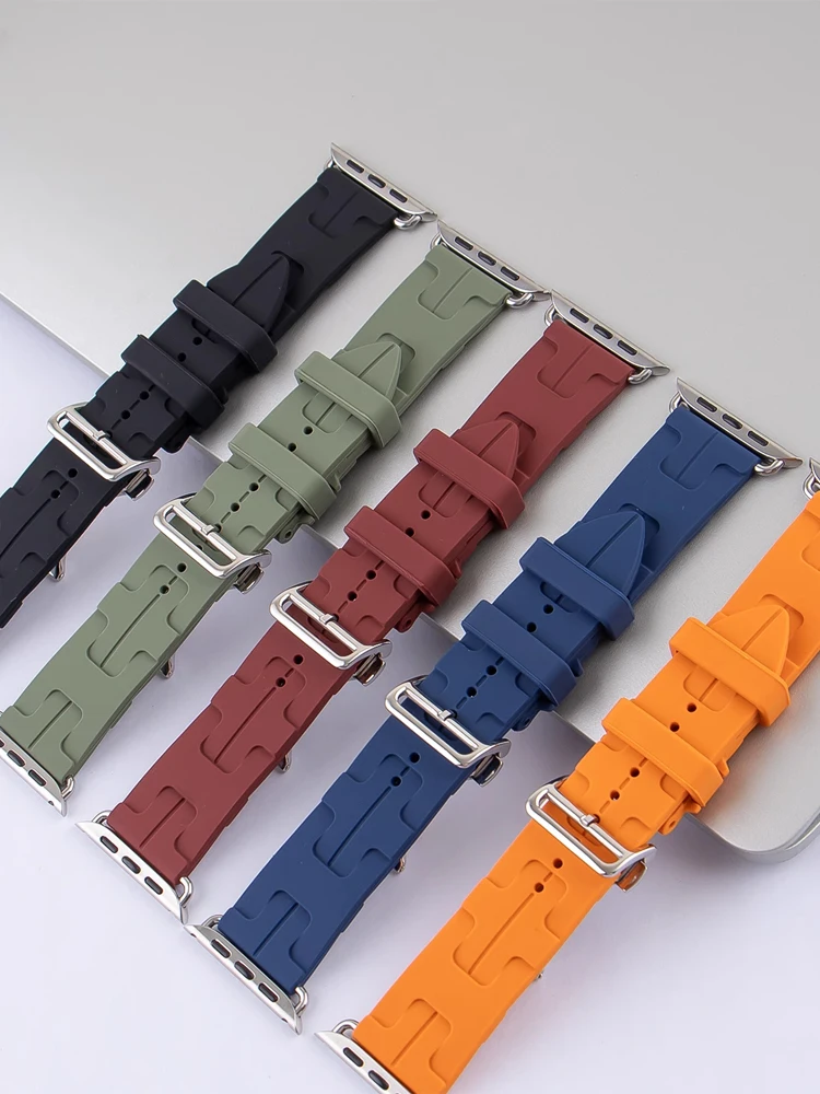 New Kilim Single Tour Strap For Apple Watch Band 44mm 40mm 49mm 45mm 41mm Silicone bracelet iwatch series 9 se 3 8 ultra 2 bands
New Kilim Single Tour Strap For Apple Watch Band 44mm 40mm 49mm 45mm 41mm Silicone bracelet iwatch series 9 se 3 8 ultra 2 bands