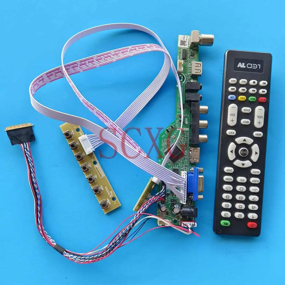 Controller Driver Board For HB140WX1-100 Analog TV Signal 1366 768 14" HDMI-Compatible VGA AV USB LVDS 40 Pin LCD Display
Controller Driver Board For HB140WX1-100 Analog TV Signal 1366 768 14" HDMI-Compatible VGA AV USB LVDS 40 Pin LCD Display